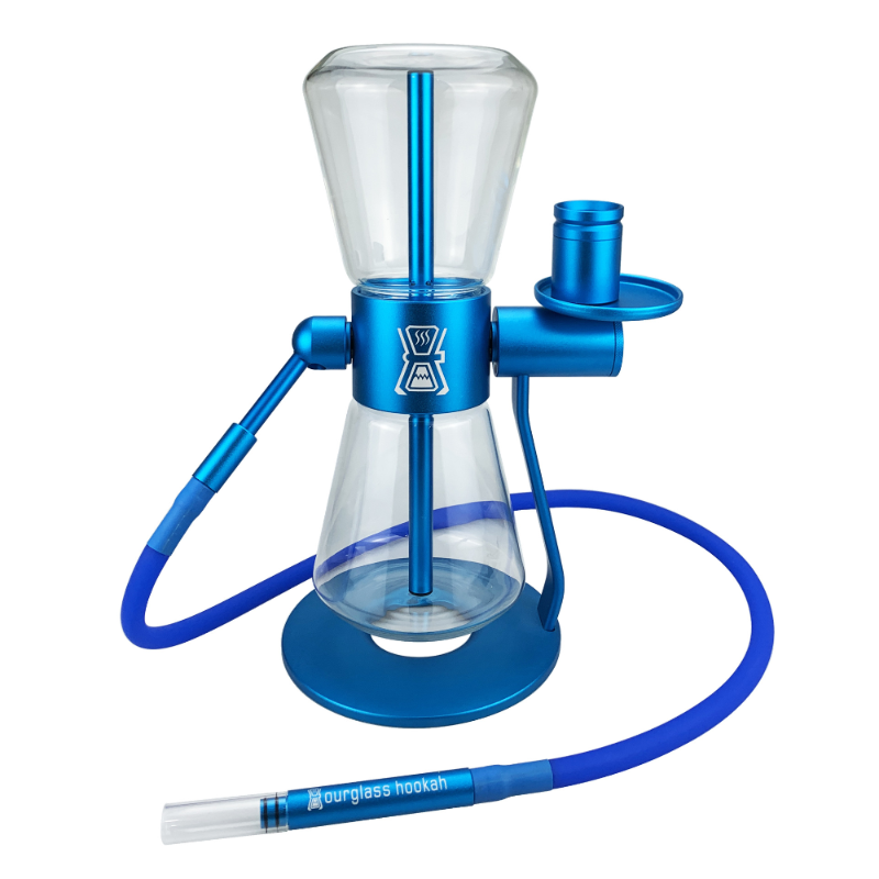 sandglass gravity bong blue