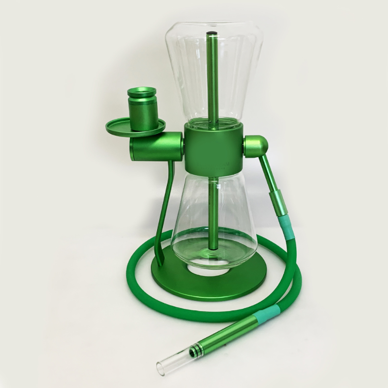 sandglass gravity bong green