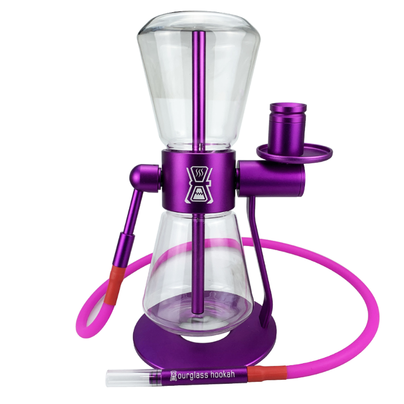 sandglass gravity bong purple