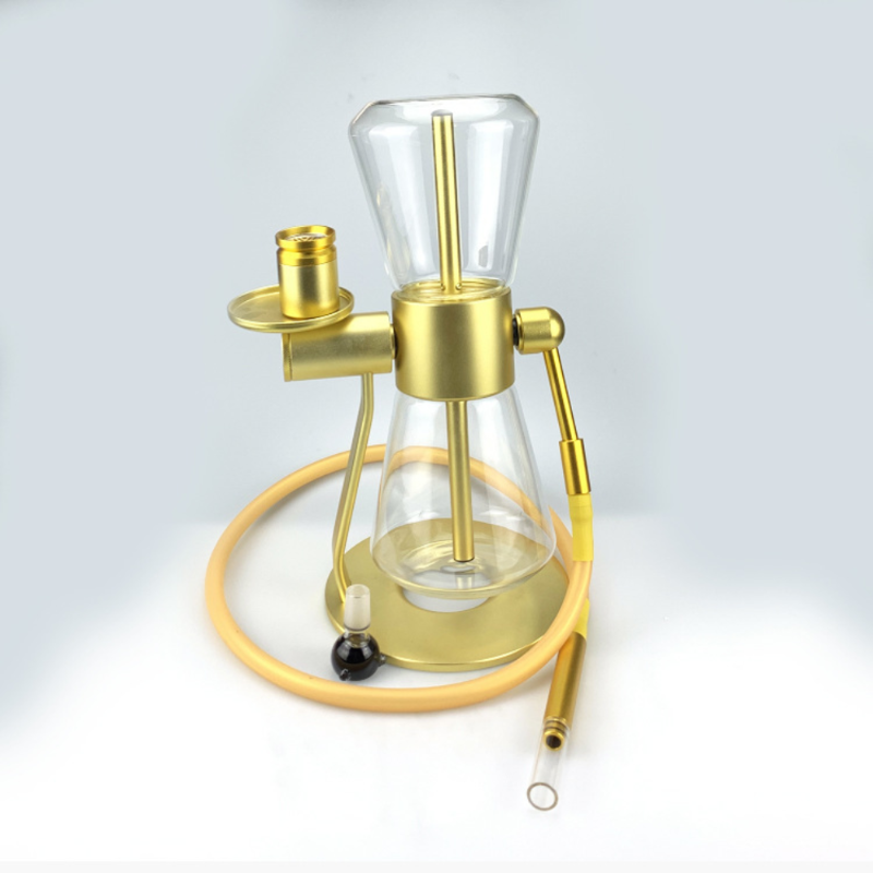 sandglass gravity bong gold