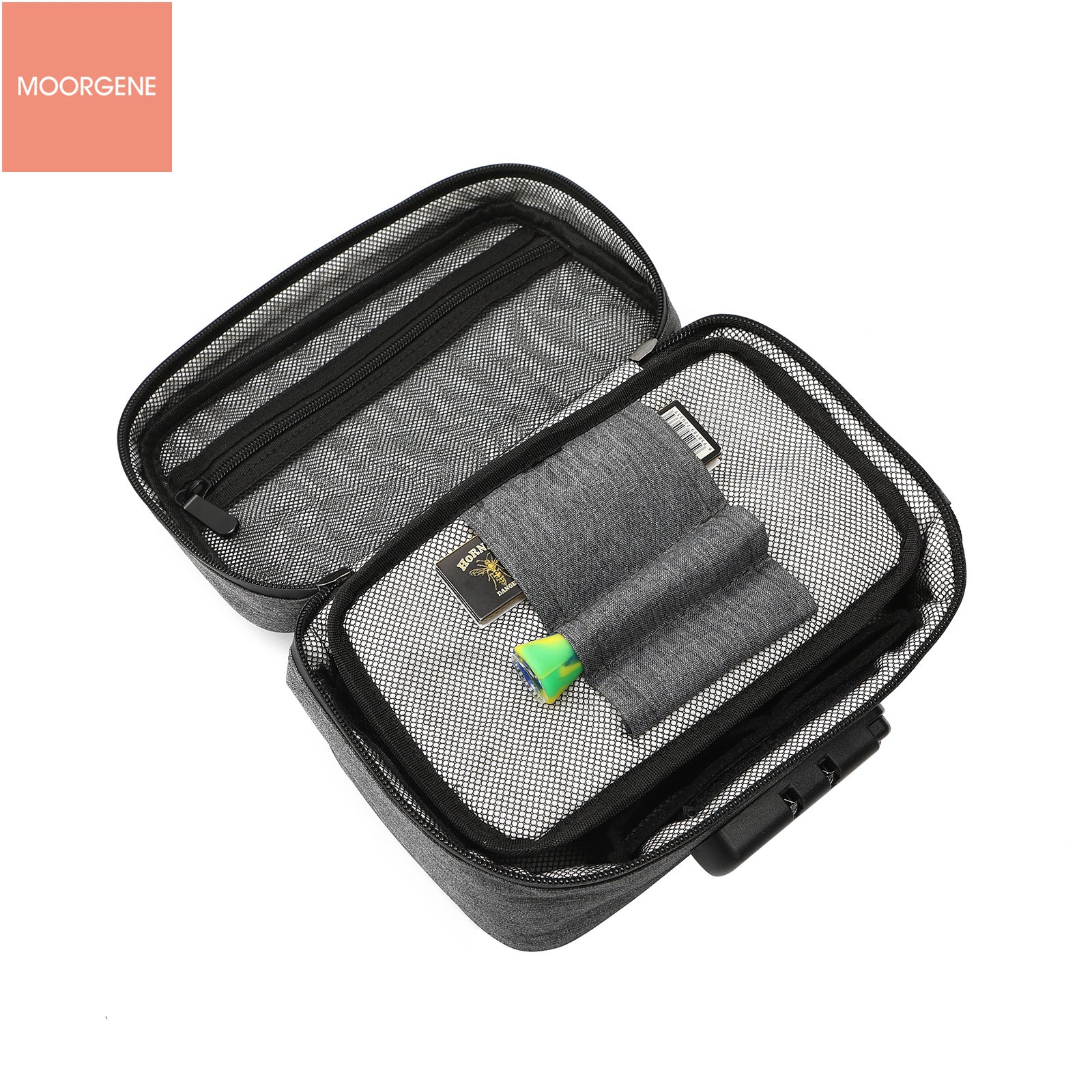 Smell Proof Bag For Tobacco Travel multifunctional Lockable Storage Case
