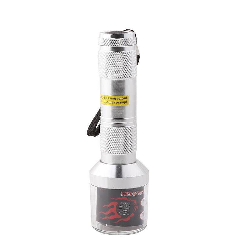 Electric Torch Flashlight Grinder Aluminum Alloy Tobacco Metal Crusher - Puffingmaster