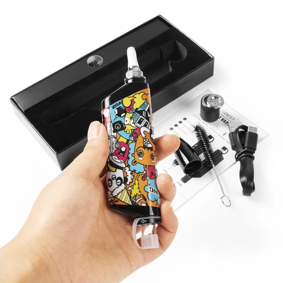 UDIP Dab Pen Vaporizer with accessories and box