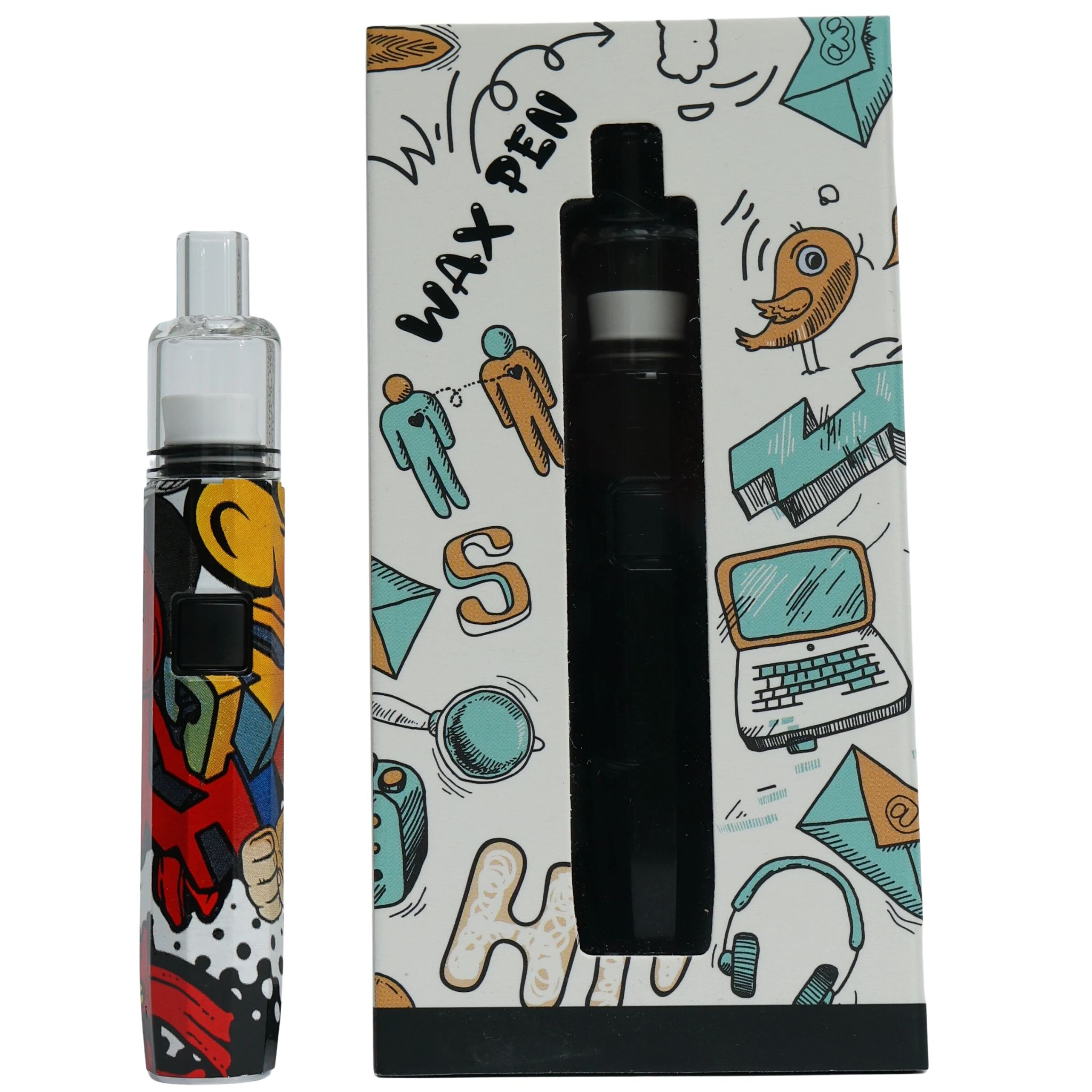 Wax Pen Vaporizer Kit Variable Voltage with 500mAh Battery