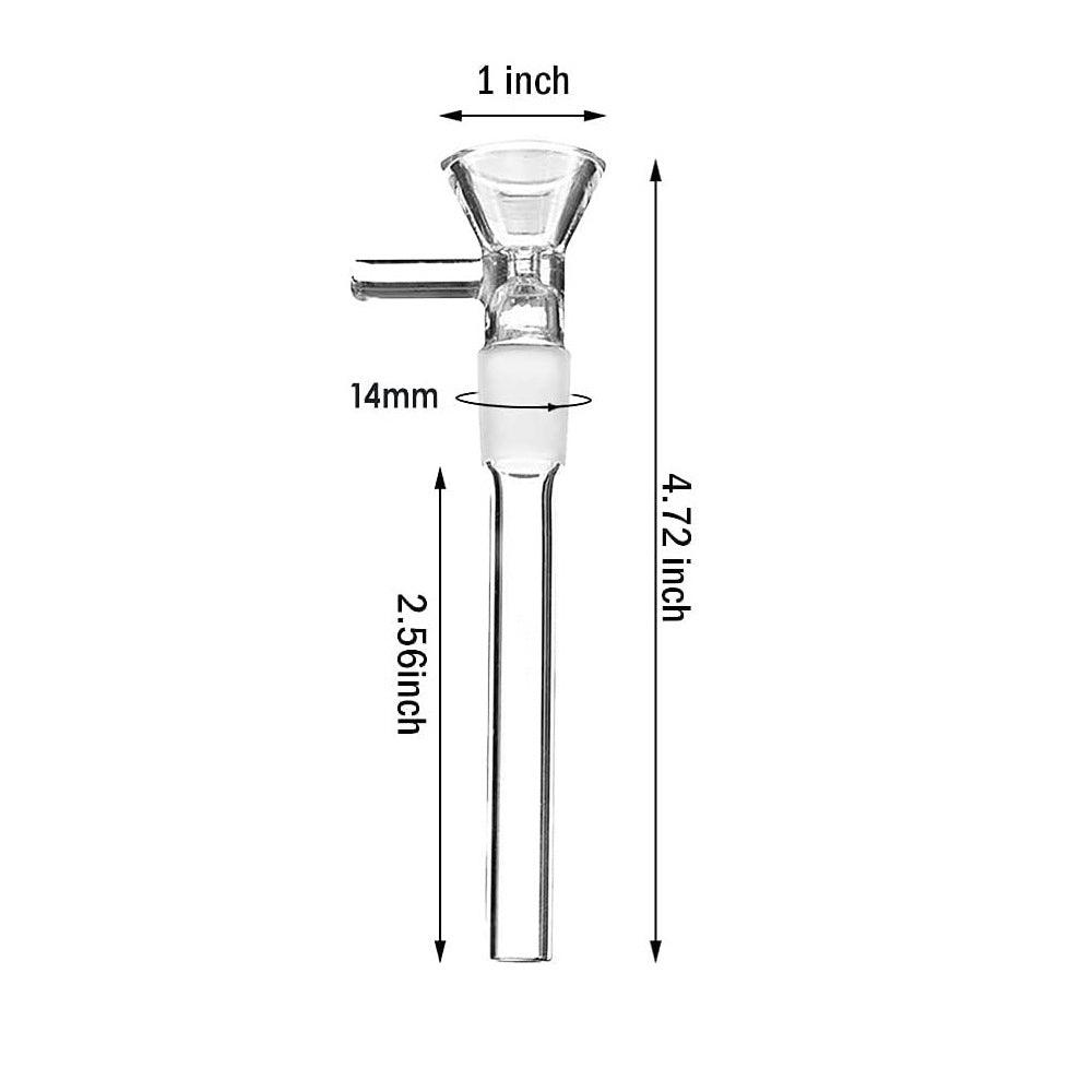14mm Glass Replacement | Attachment Downstem Bowl Piece for Bongs - Puffingmaster