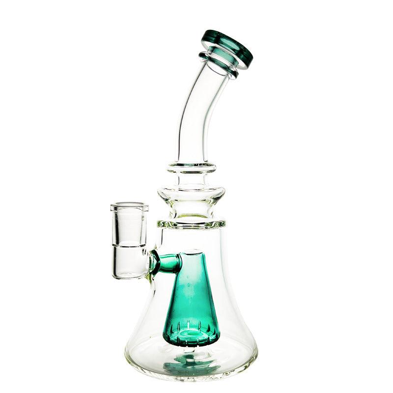 Clear-High Borosilicate Glass Dab Rig | Smoking Set Handicrafts Water Pipe Lightweight Portable Durable - Puffingmaster