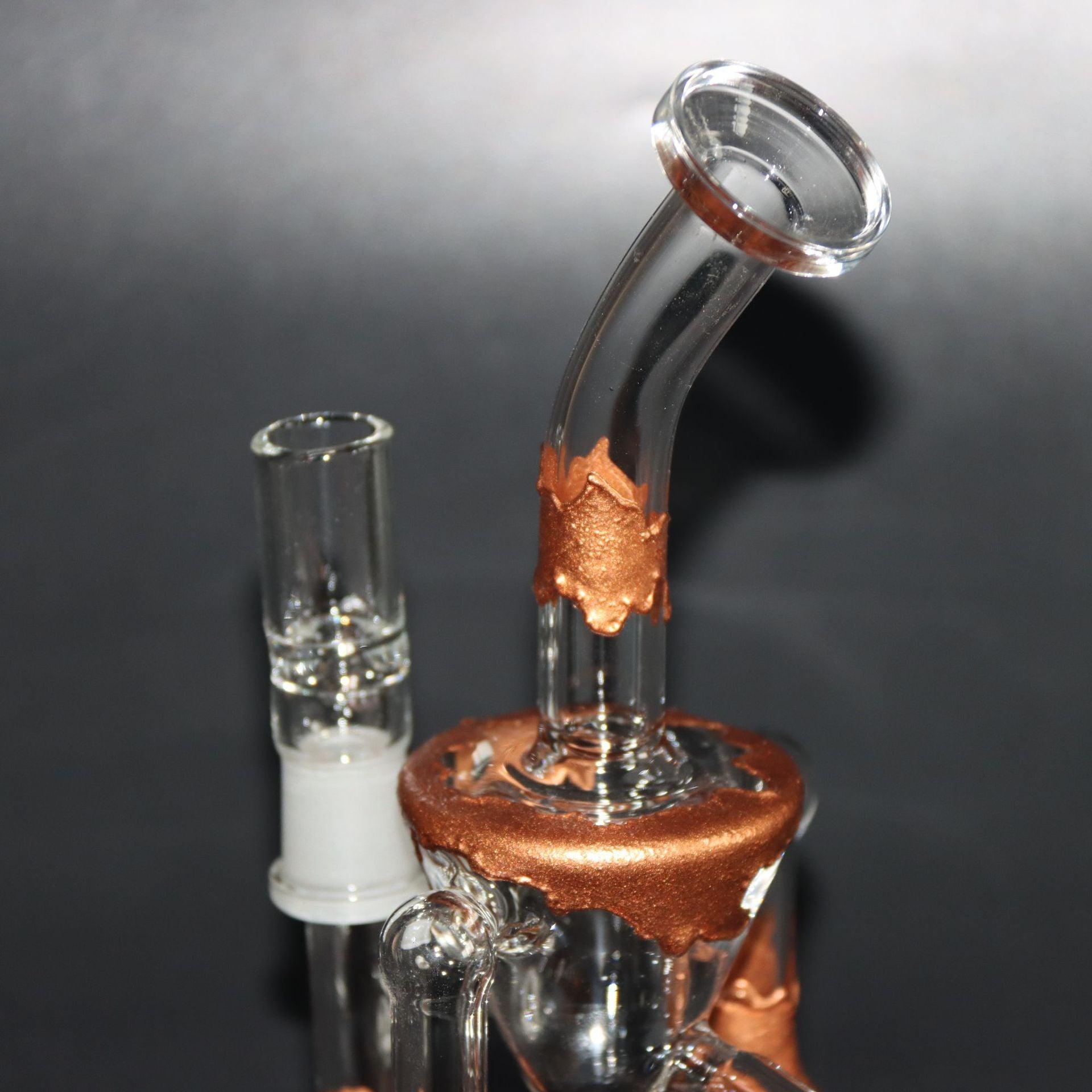 High Borosilicate Glass Dab Rig | Special-shaped Handmade Water Hookah Bottle Lightweight Portable - Puffingmaster