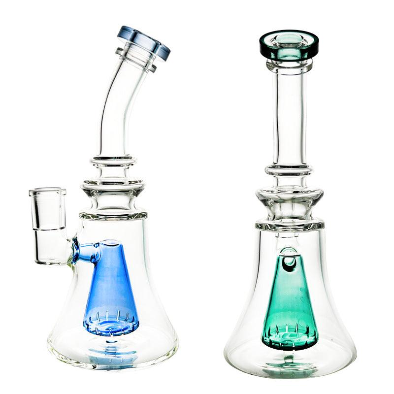 Clear-High Borosilicate Glass Dab Rig | Smoking Set Handicrafts Water Pipe Lightweight Portable Durable - Puffingmaster