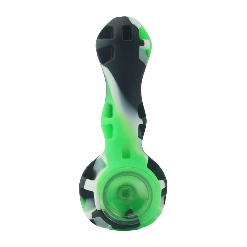 Silicone Glass Tobacco Pipe | Multi-color Hand Pipe Lightweight Portable - Puffingmaster