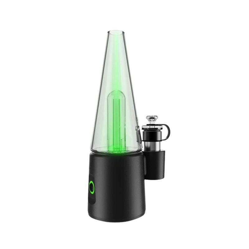 apex electric dab rig black with 4000mAh battery