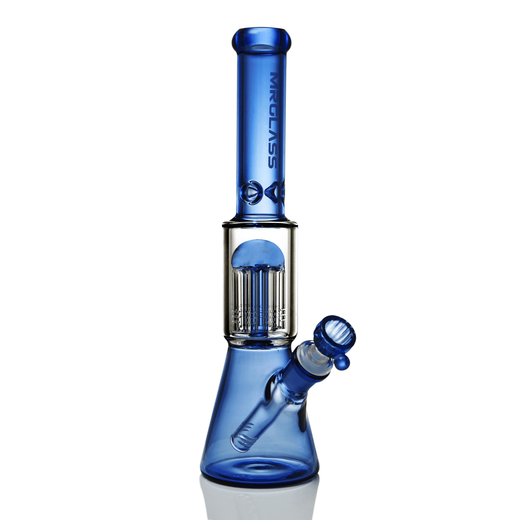Glass Shisha Bong | Colorful Lightweight Portable Tube Hand Water Pipe Accessories - Puffingmaster