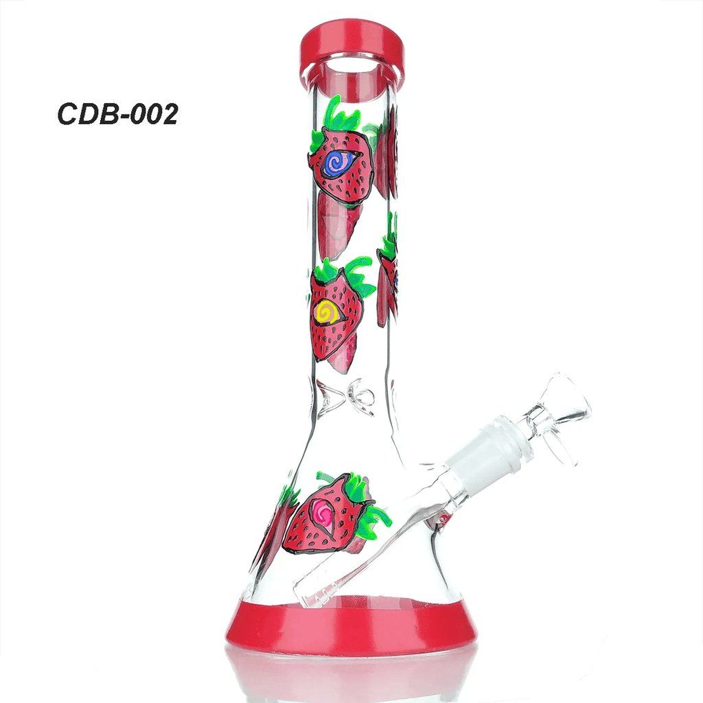 Creative Glass Bong | Multi-color Cigarette Water Pipe Crafts Creative Ornaments - Puffingmaster