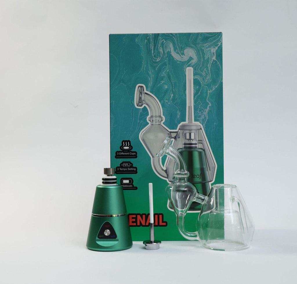 BeLeaf Tower T-Enail Kit | E-Rig Wax Vaporizer with 1500mAh Battery-powered - Puffingmaster