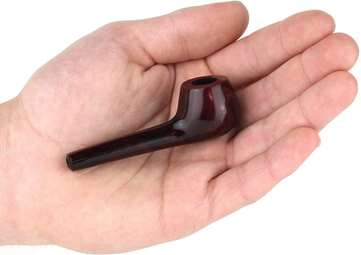 Handmade Tobacco Smoking Mini Pipe Pear Wood Roots for Smoke Wooden Bowl - Puffingmaster