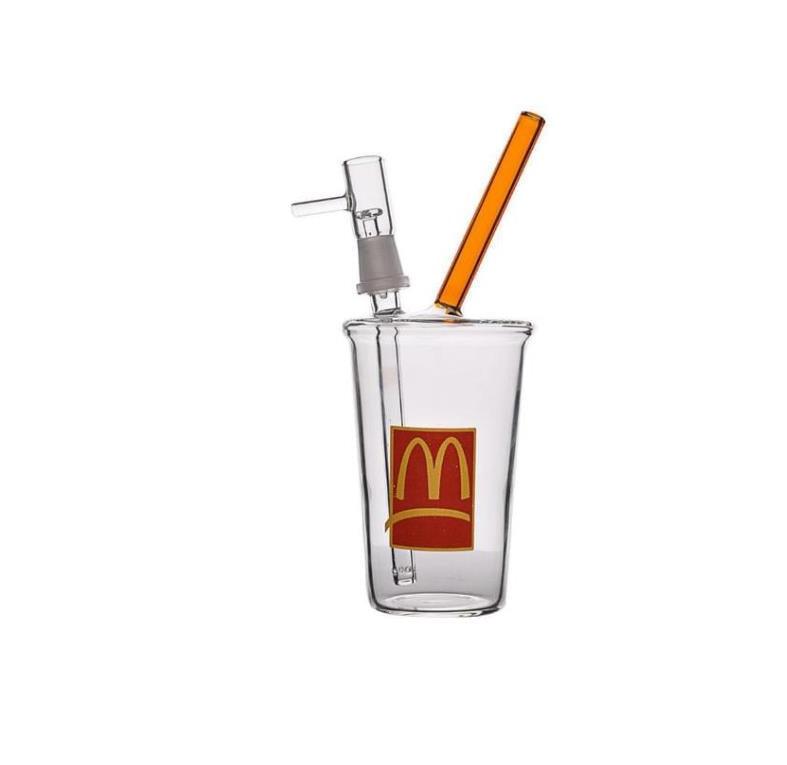 Mini Beaker Bong | McDonald Cup Bubbler Water Bongs Water Pipes Oil Rigs - Puffingmaster