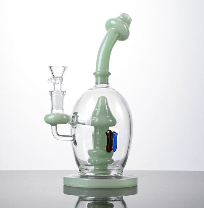 Mushroom Bong | Borosilicate Glass Handicraft Smoking Set Hookah Lightweight Portable - Puffingmaster