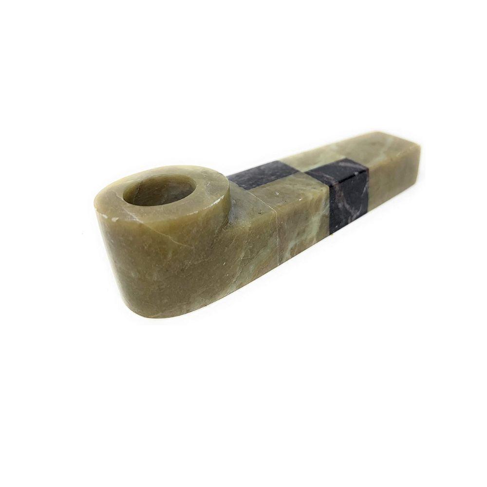 Handcrafted Pocket Straight 4 inch Long stem Tobacco Pipe Round Bowl Durable Pipe - Puffingmaster