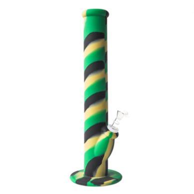 Silicone Glass Bong | with Straight Filter Multi-color Water Pipe Tobacco Puffing Smoking Portable - Puffingmaster