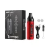 Anix Gemini Pro Dry Herb Vaporizer red with box