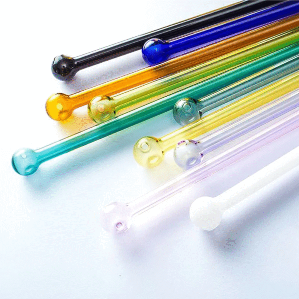 Colorful Pyrex Glass Oil Burner Pipes