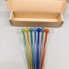 Colorful Pyrex Glass Oil Burner Pipes with box