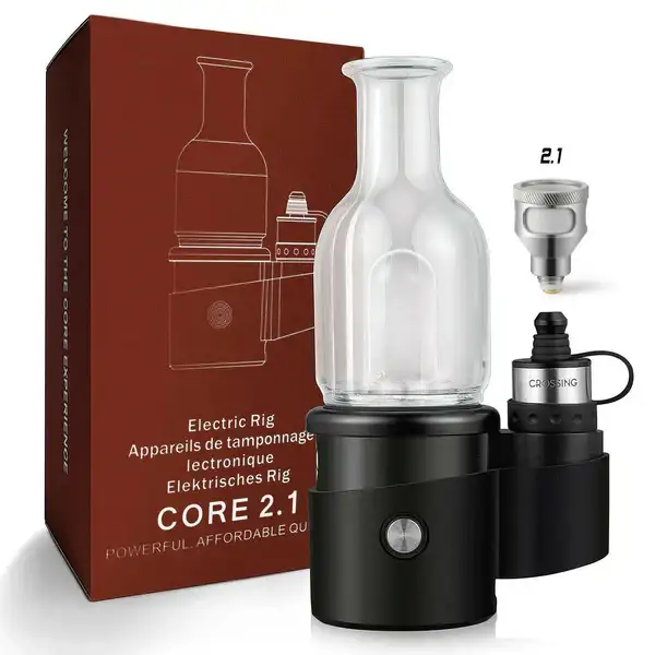 Core 2.1 electric dab rig with packaging box