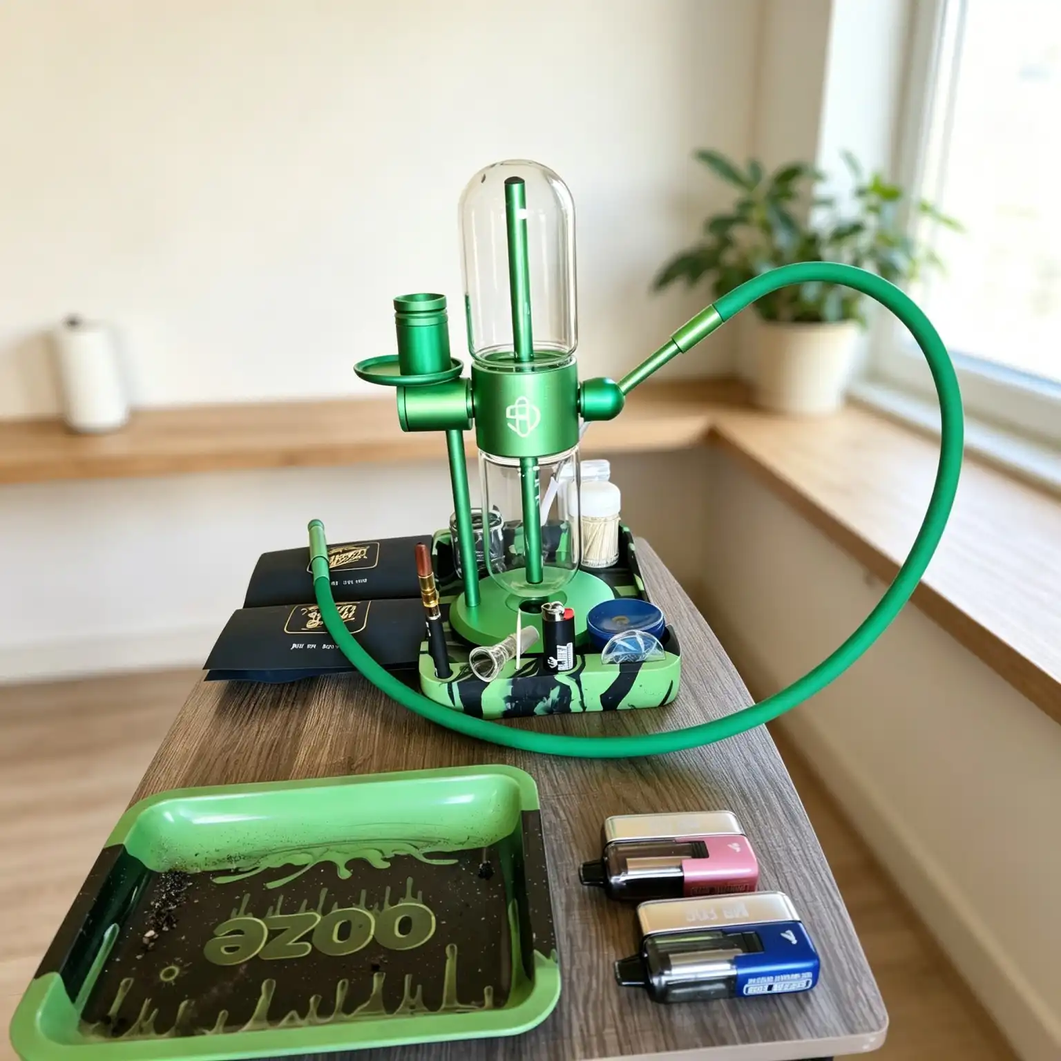 green gravity bong