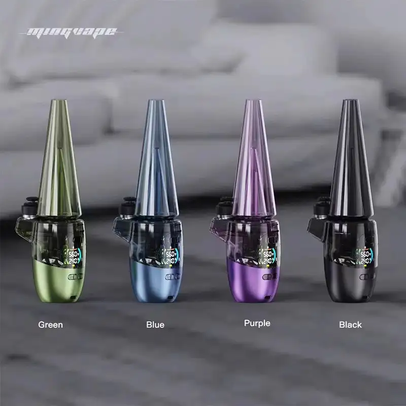 Four colors of Mingvape Dabcool W2 Pro Electric Dab Rig
