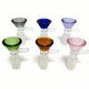14mm-male-color-glass-bowl-pieces-1 14MM Male Joint Bowl Herb Slide Bowl Handmade Mixed Color 5 Pack