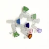 14mm-male-glass-bowl-pieces-multiple-colors 14MM Male Joint Bowl Herb Slide Bowl Handmade Mixed Color 5 Pack