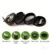 4 layer tobacco grinder with accessories