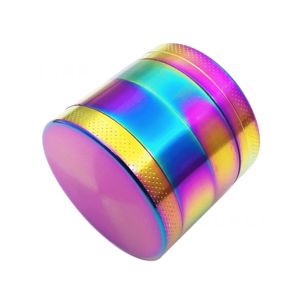 40MM 60MM 4-layer Herb Grinder Rainbow Tobacco Zinc Alloy Crusher