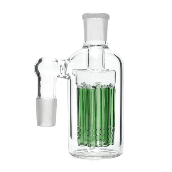 8-Arm Tree Perc Glass Ash Catcher | for Smoking Pipes Bongs Filter Glass Water Bubbler