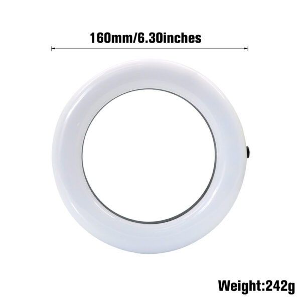 6 Inch Usb LED Ring Lamp Hookah Shisha Accessory with Remote