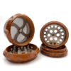 Red-Wooden-Grain-Resin-Weed-Grinder-4-Layers-Machine-Herb-Grinder-40mm-1-57-inch-Tobacco-1 40MM 50MM 63MM 4 Layers Drum Type Herb Grinder Weed Herb Crusher