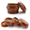 Red-Wooden-Grain-Resin-Weed-Grinder-4-Layers-Machine-Herb-Grinder-40mm-1-57-inch-Tobacco 40MM 50MM 63MM 4 Layers Drum Type Herb Grinder Weed Herb Crusher