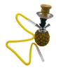 Double Hose Pineapple Hookah Set | Water Pipe with Hose Stainless Steel Bowl
