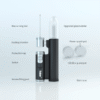 Bazoka Mini Butane Portable Dab Rig black with specifications