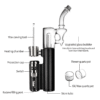 Bazoka pro Portable Mechanical Dab Rig black with accessories