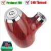 beleaf 510 thread pipe vape battery 900mah woodgrain