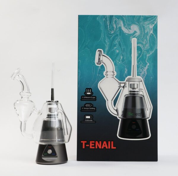 beleaf tower t-enail wax vaporizer erig with 1500mah battery gunmetal with box