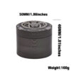 50MM Balck Spider Tobacco Grinder | 4 Layers Herb Weed Grinder Portable