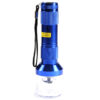 Blue portable flashlight style electric herb grinder