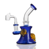 Glass Dab rig with 14mm Glass Banger Water Pipe Recycler Oil Rigs