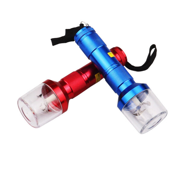 Flashlight Shaped Electric Herb Grinder Portable Aluminum Grinding Tool