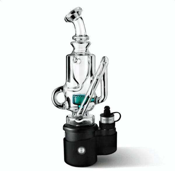 crossing-core-2-1-with-big-recycling-bubbler Crossing Core 2.1 | 2.0 Recycling Bubbler E-Rig Kit