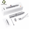 crossing-ez-sai-vaporizer-kit-silver-with-accessories-box-1 Crossing EZ Saionara Wax Vaporizer Kit Silver with accessories and box