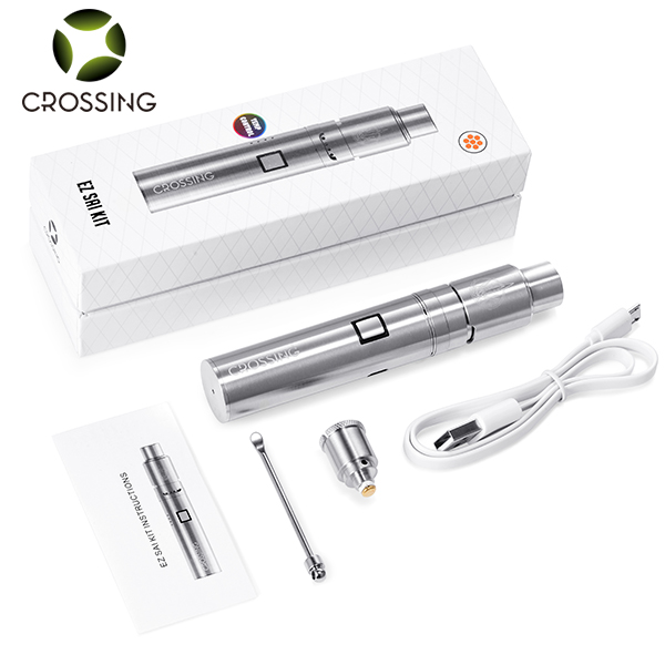 crossing-ez-sai-vaporizer-kit-silver-with-accessories-box-1 Crossing EZ Saionara Wax Vaporizer Kit Silver with accessories and box