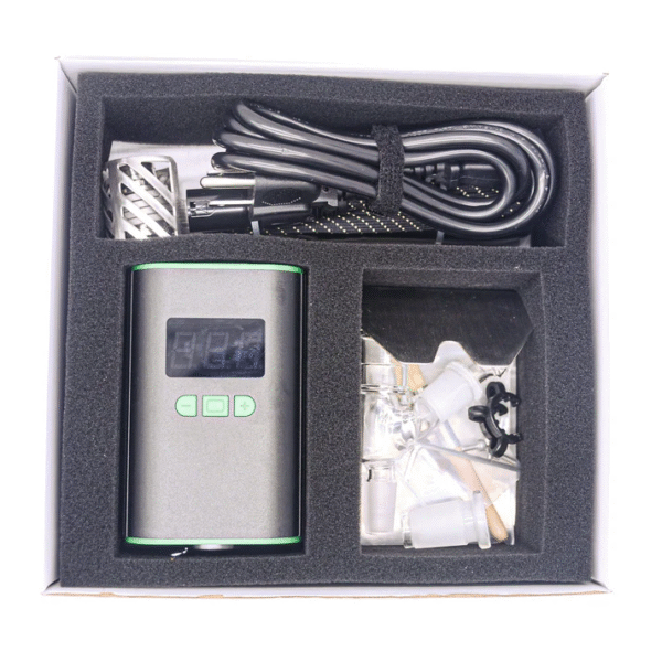 crossing thermal twist injector ball-less dry herb kit with accessories