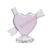 cupids-heart-shaped-pink-bubbler Mini Heart Glass Joint Bubbler | Smart Portable Bong Portable Lightweight